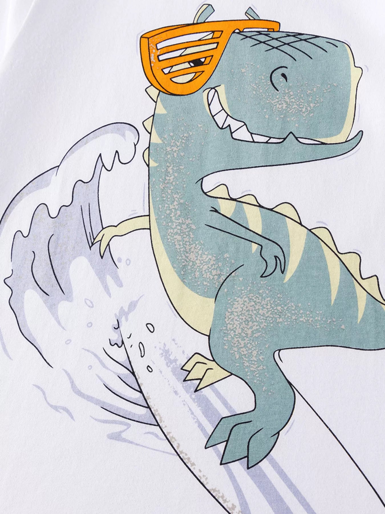 Children's Dinosaur Graphic Tee and Shorts Outfit Set