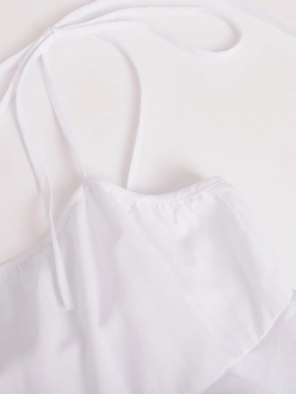 Ruffle Layered Tie Shoulder Cami Dress