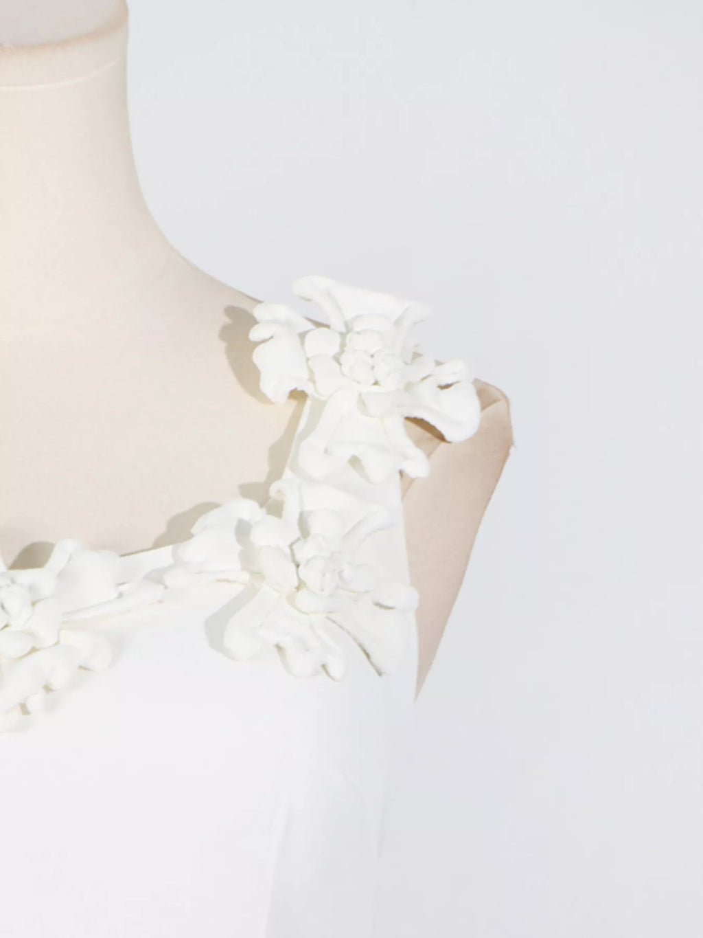 Floral Embellished Sleeveless Midi Dress