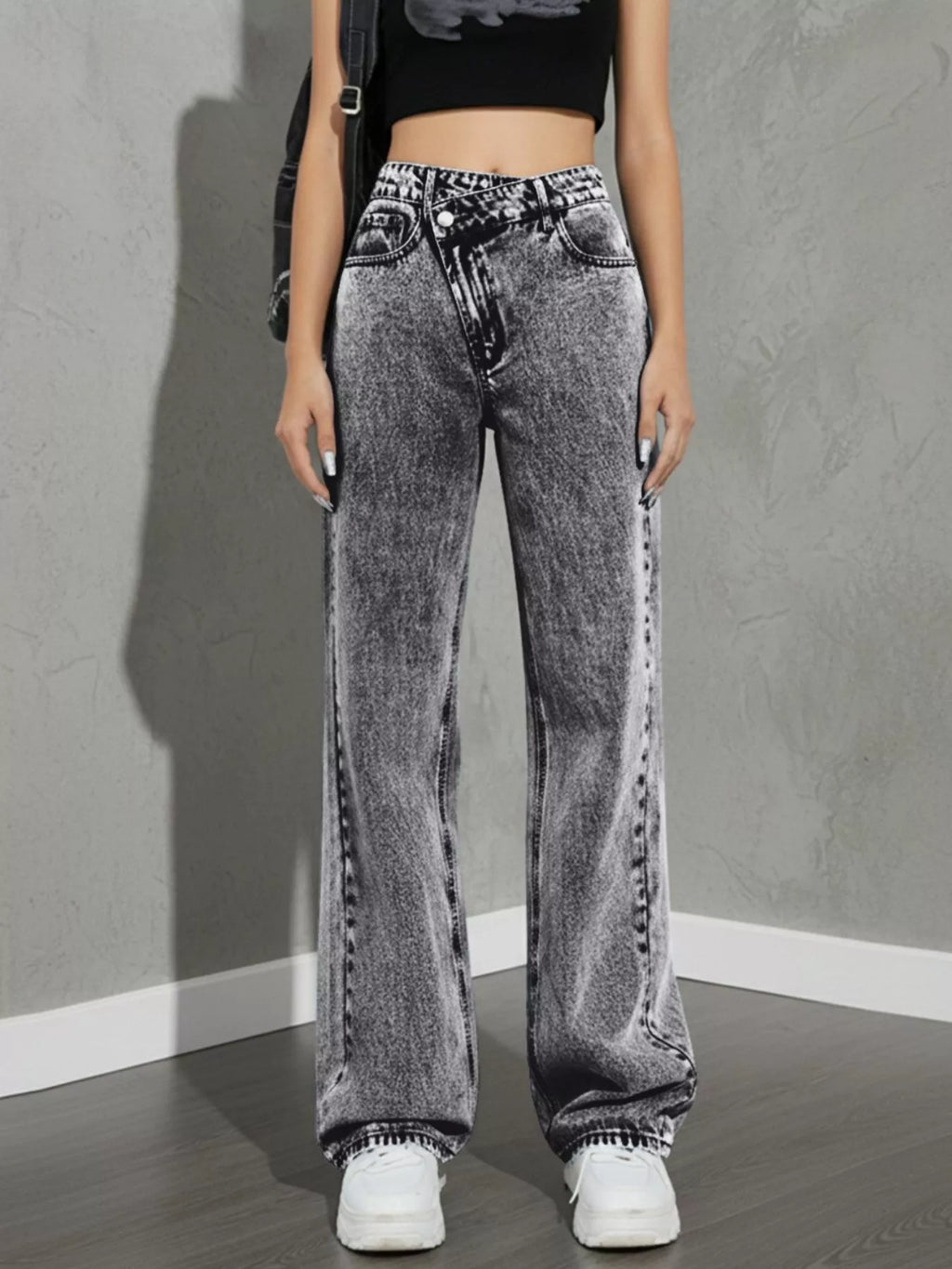 High Waist Wide Leg Jeans