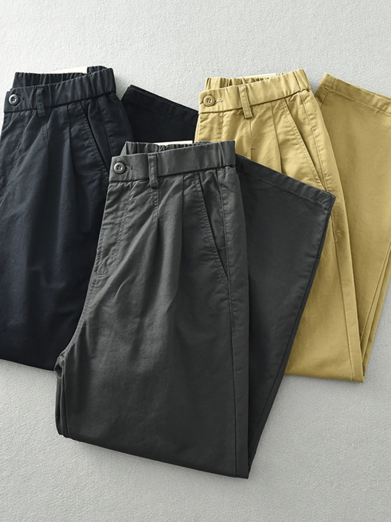 Men's Plus Size Wide Leg Pants