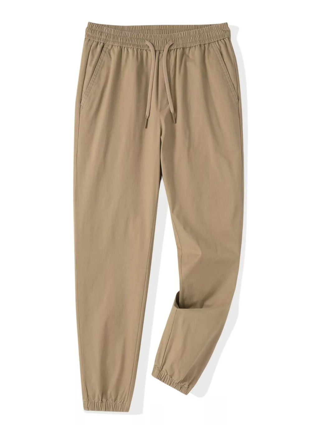 Men's Plus Size Casual Drawstring Ankle Cuffed Pants