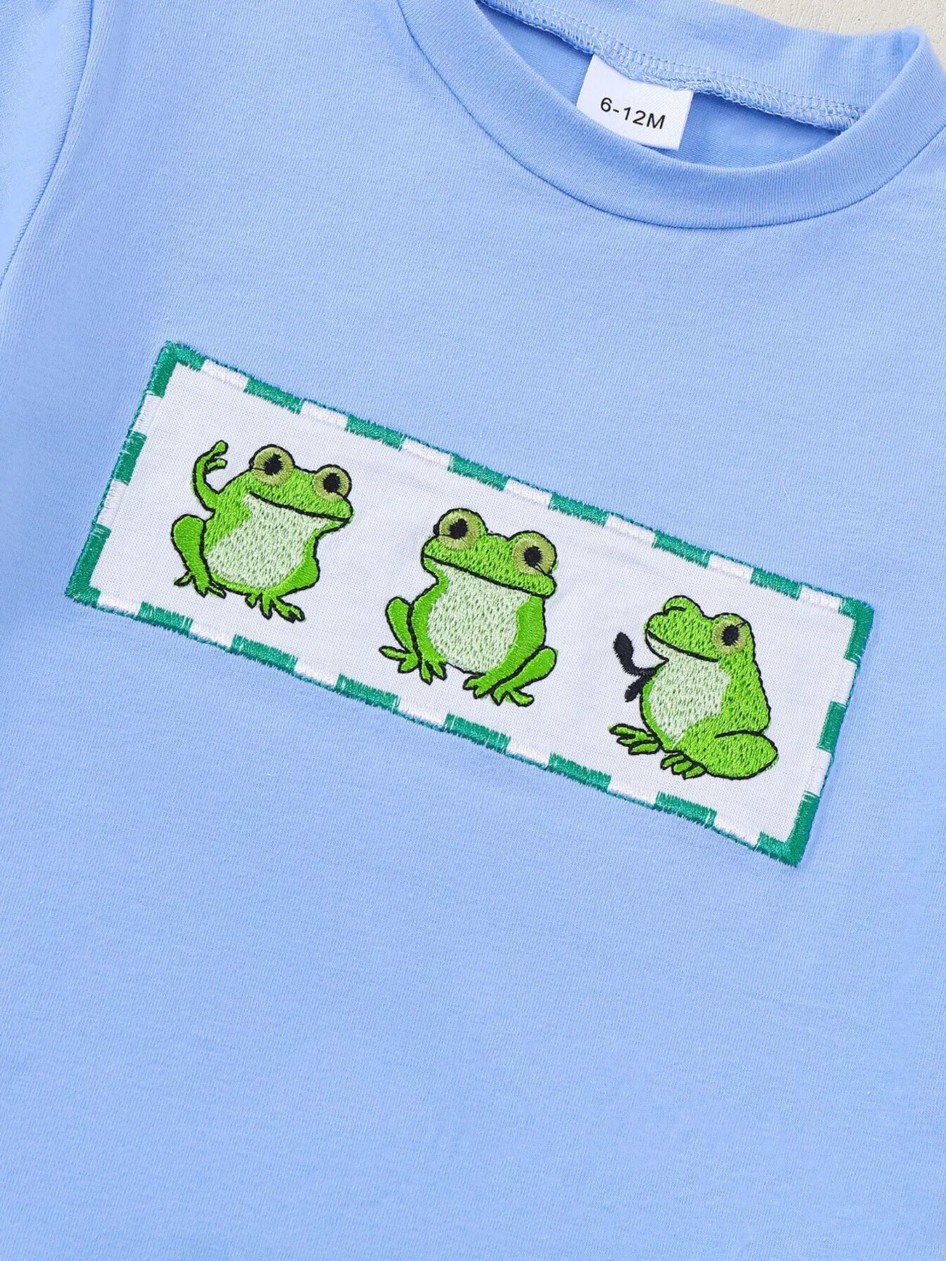 Children's Frog Short Sleeve T-Shirt & Shorts Set