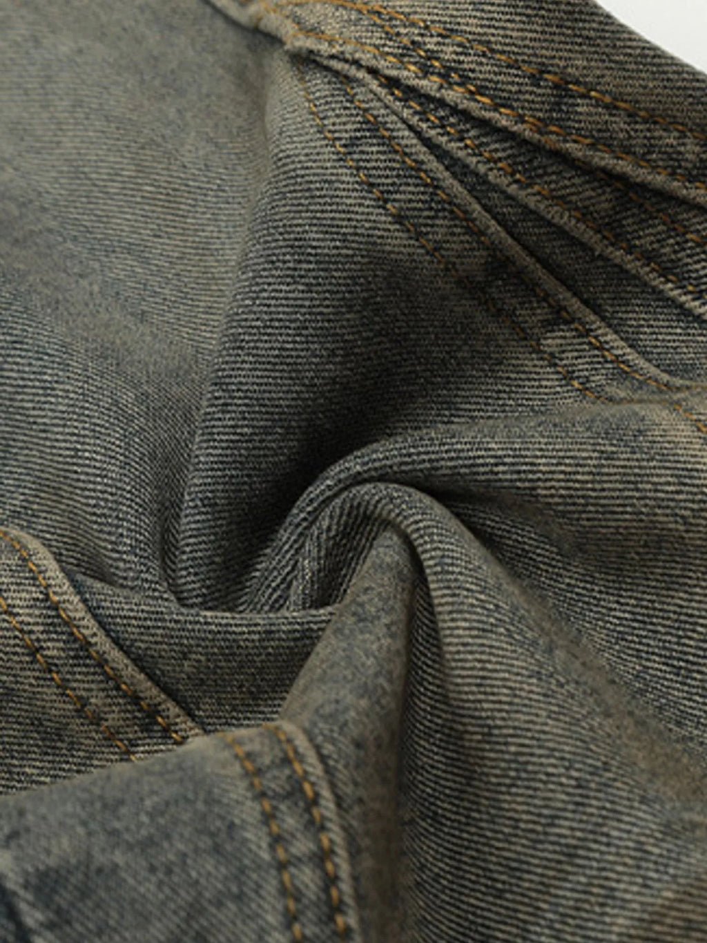 Men's Washed Loose Fit Jeans