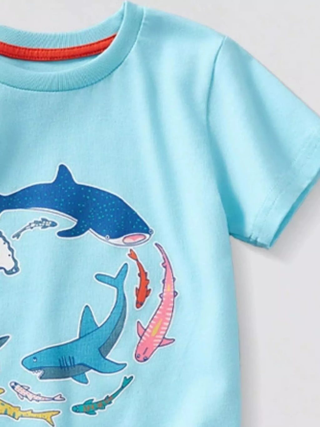 Children's Animal Graphic Short Sleeve T-Shirt