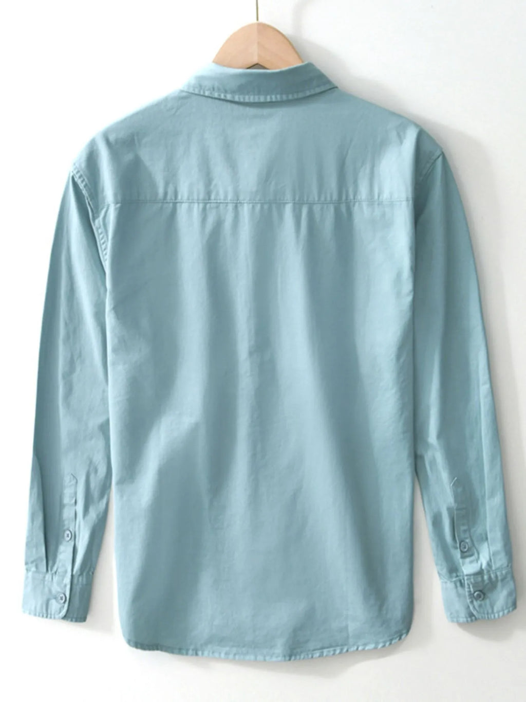 Men's Plus Size Button Up Long Sleeve Shirt