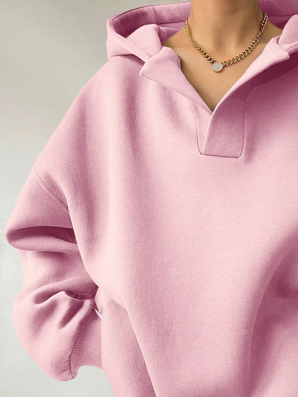Dropped Shoulder Long Sleeve Sweatshirt