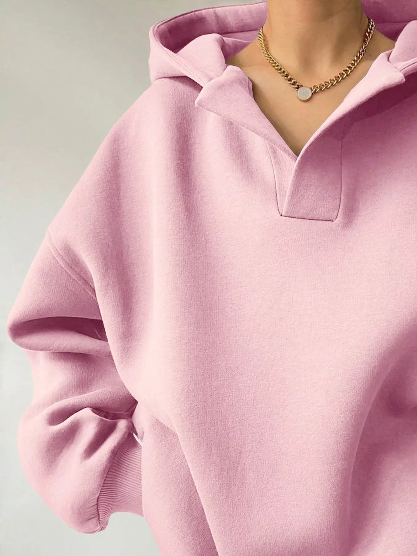 Dropped Shoulder Long Sleeve Sweatshirt