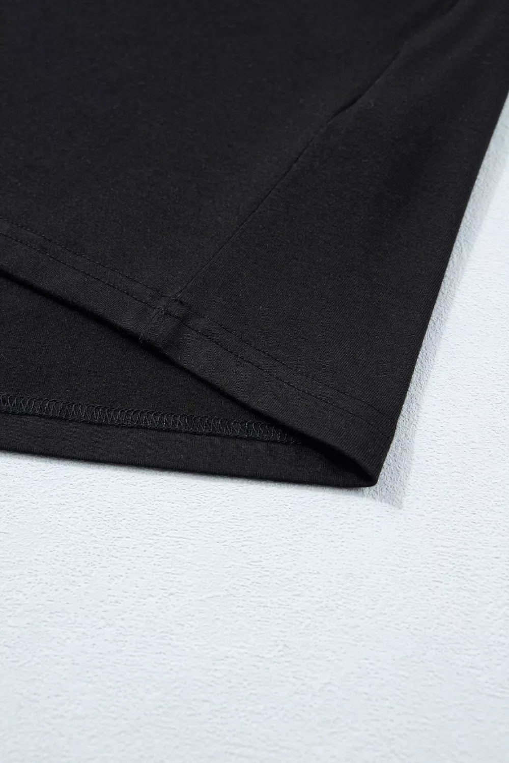 Solid Color Oversize Tee Tie Wrap Mini Skort 2pcs Set