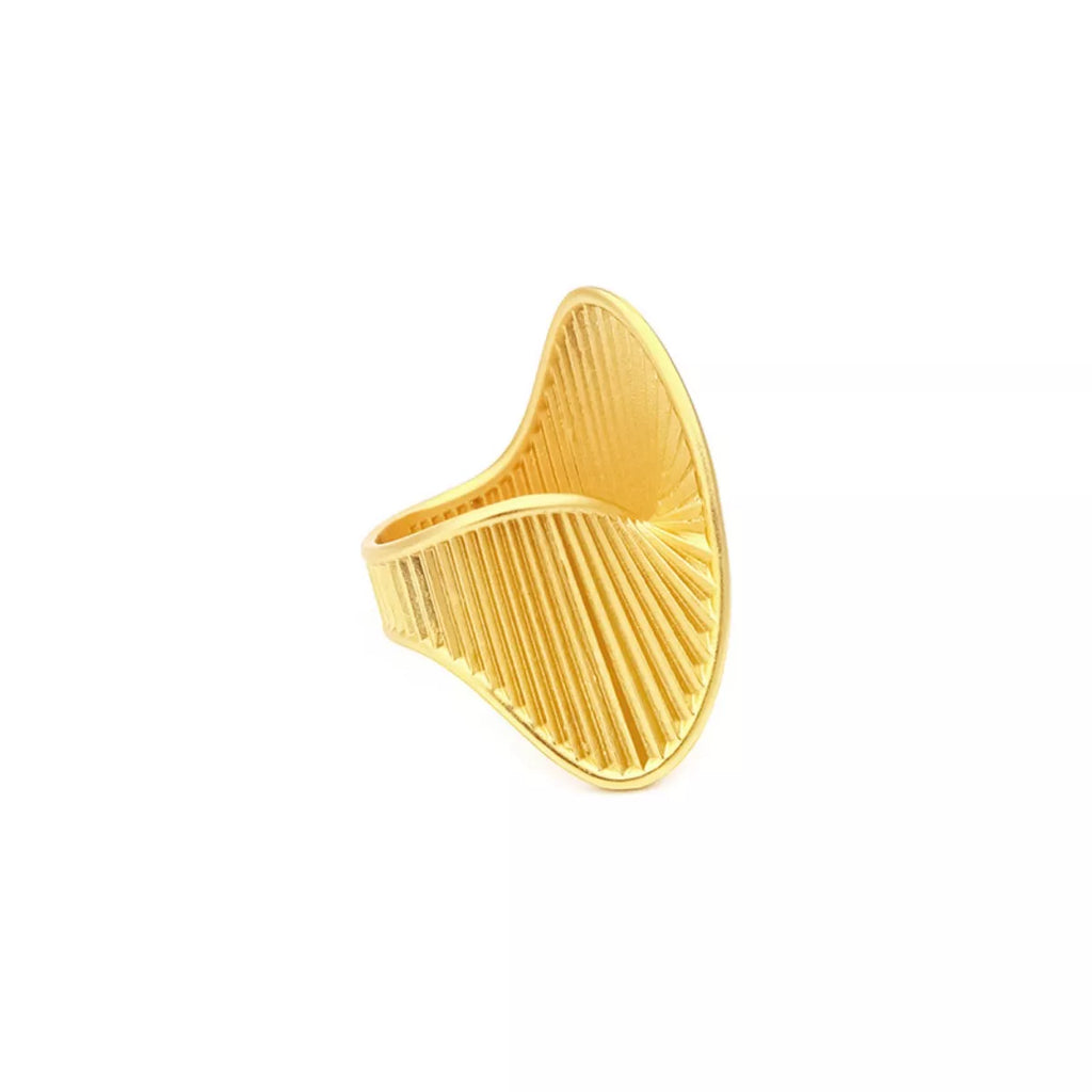 Irregular Twisted Texture Ring