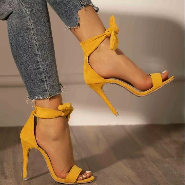 Open Toe Stiletto Sandals