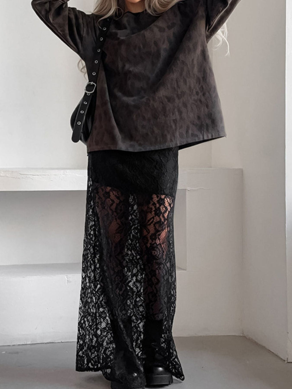 Lace Maxi Skirt