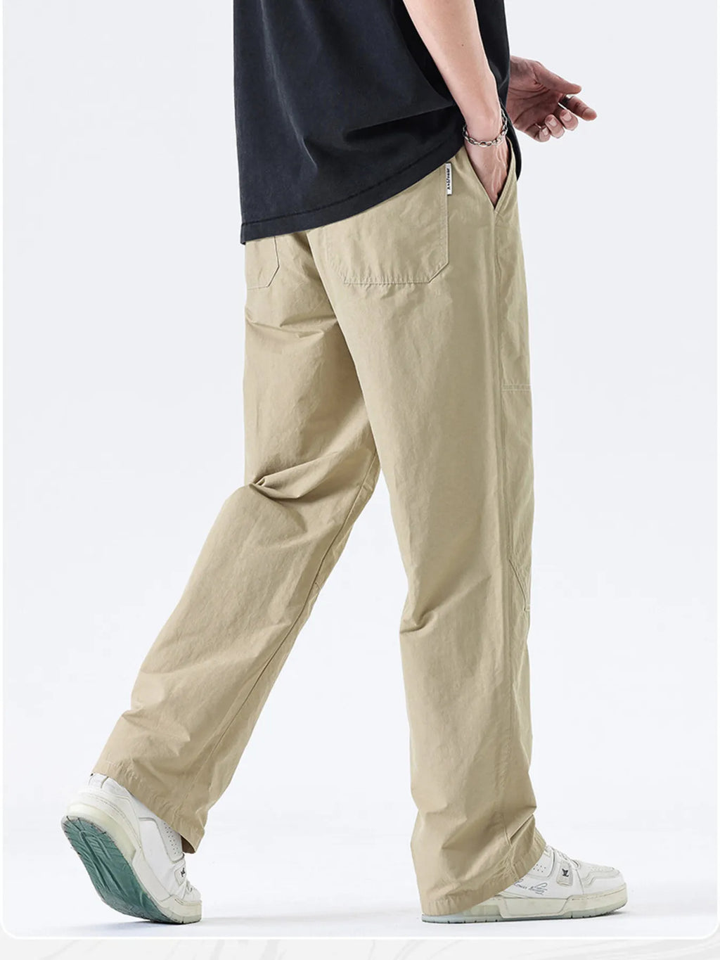 Men's Full Size Wide Leg Pants Plus Size