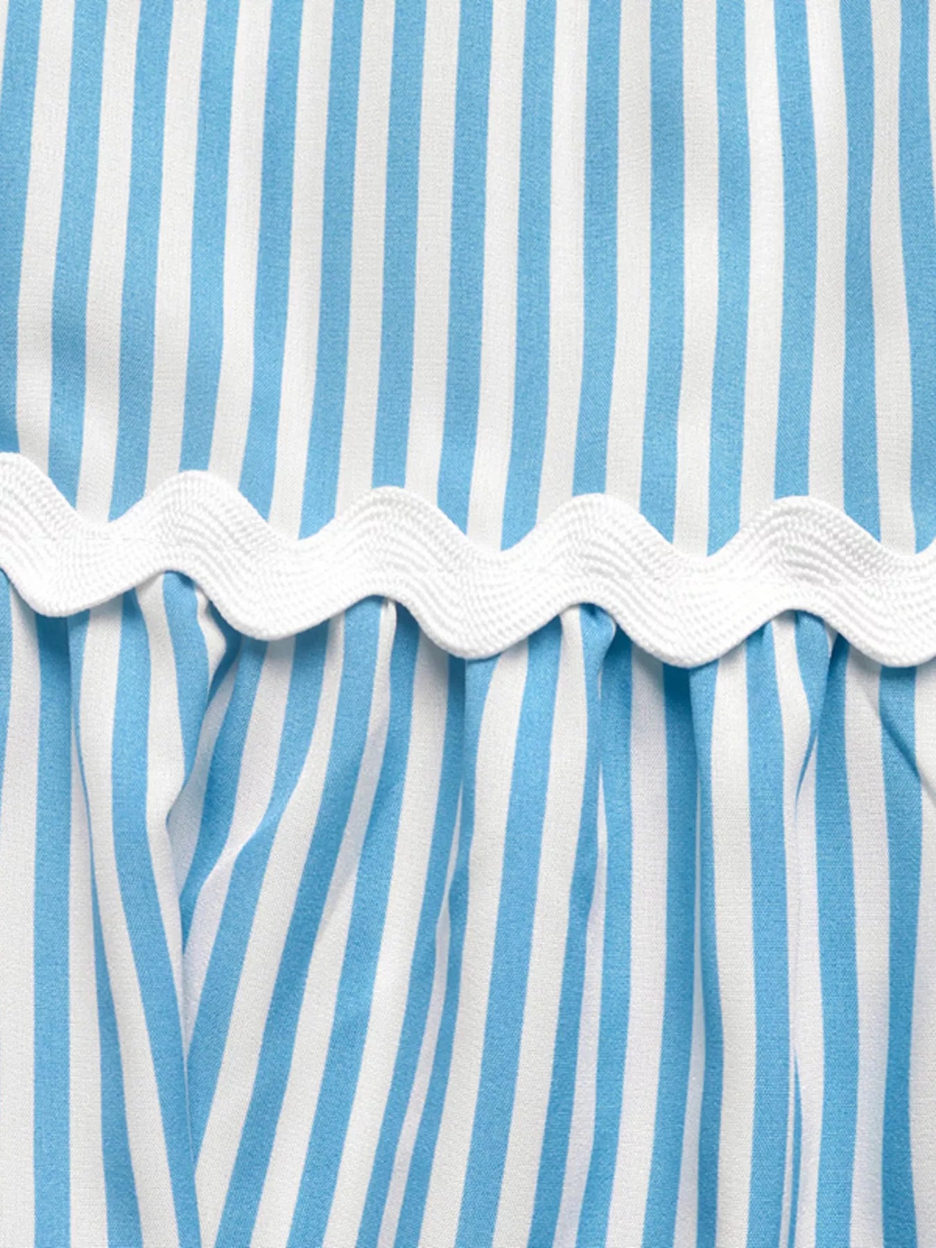 Striped Sleeveless Tiered Midi Dress