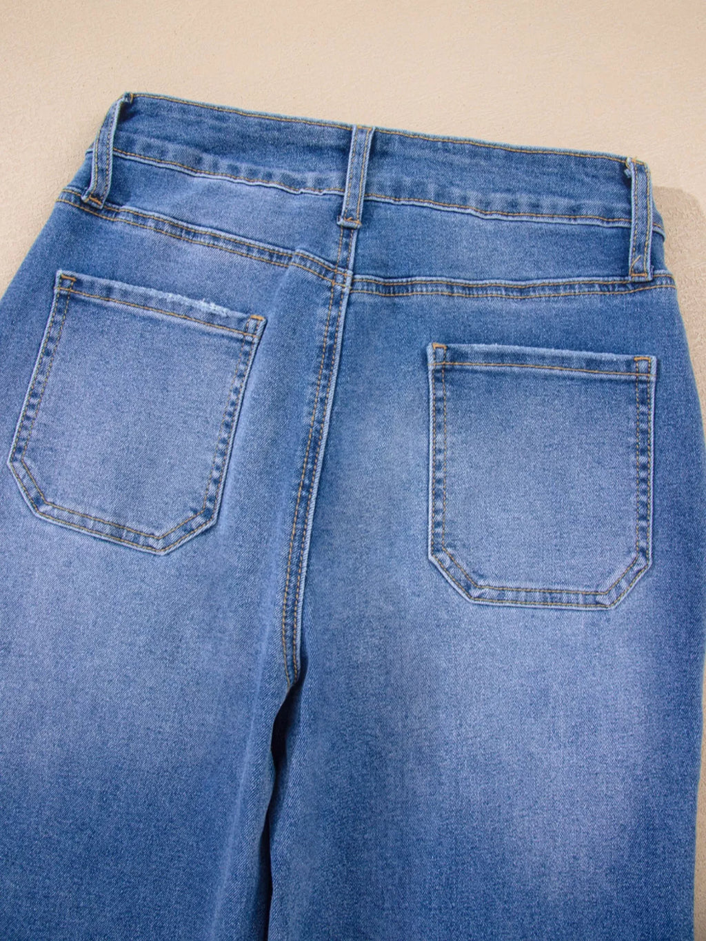 High-Waisted Wide Leg Flare Jeans