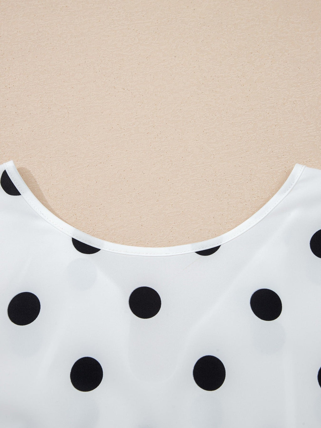 Polka Dot Long Sleeve Blouse