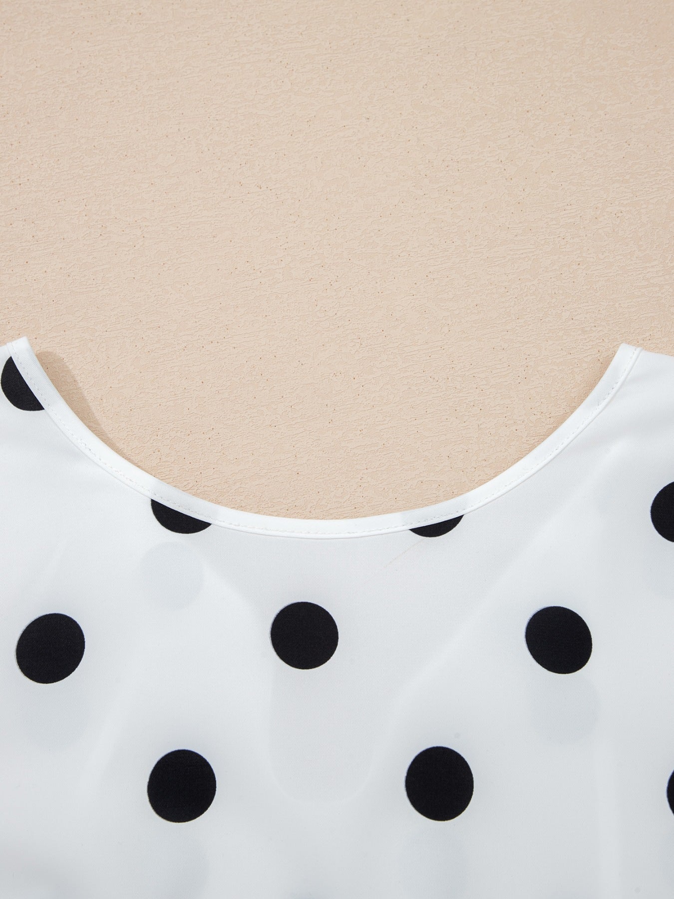 Polka Dot Long Sleeve Blouse