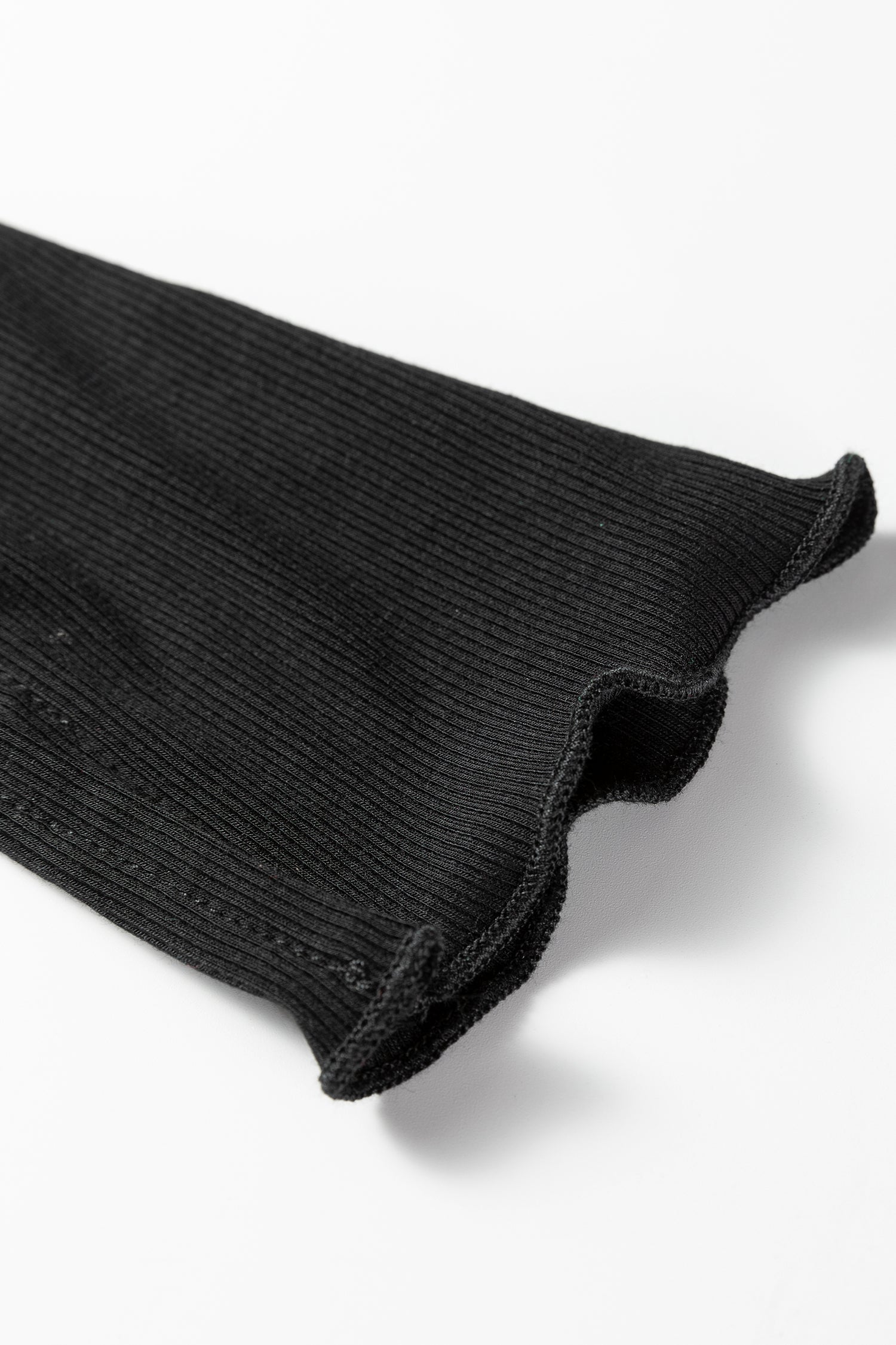 Lace Sheer Long Sleeve Henley Top