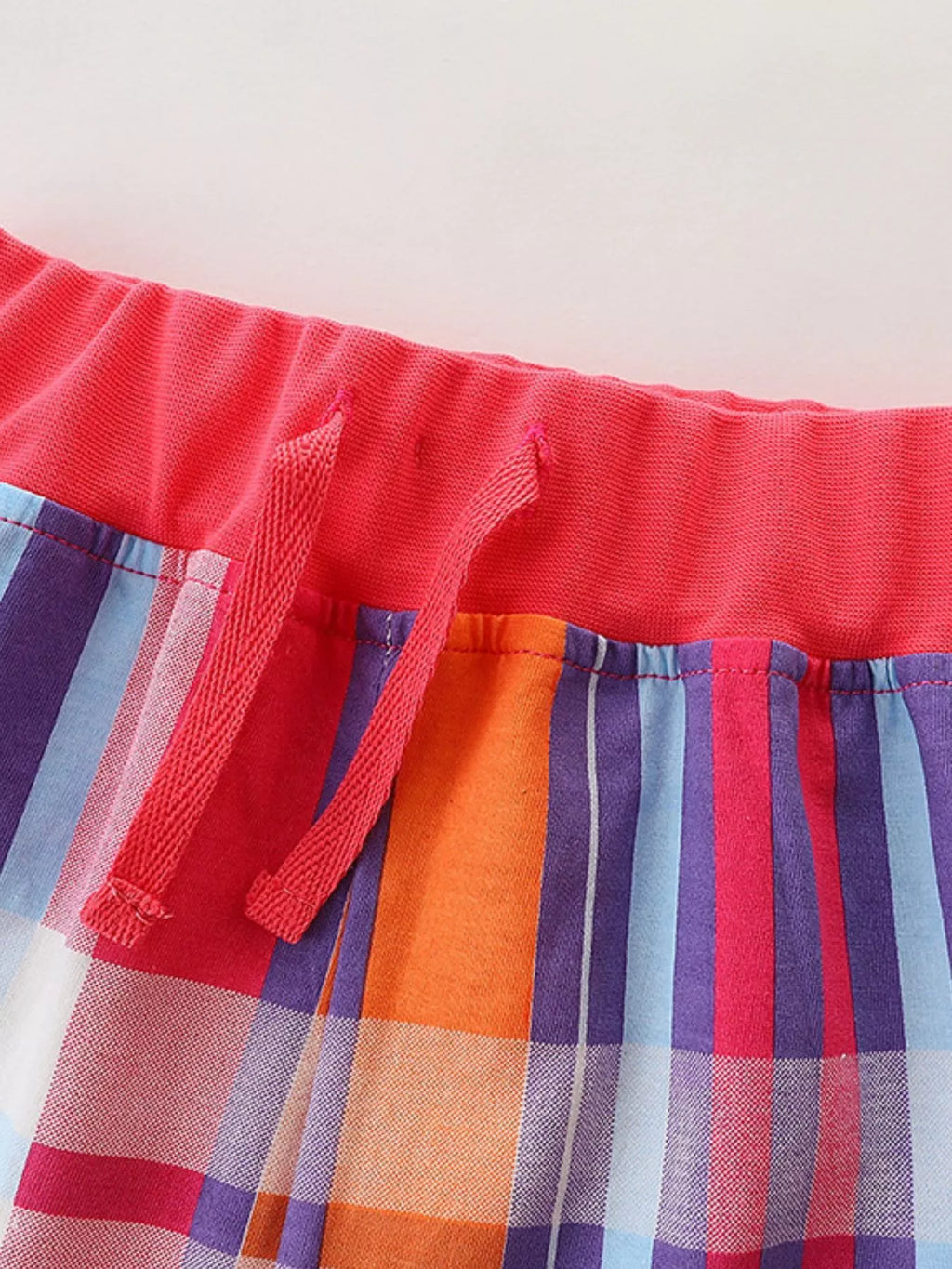 Children's Ice Cream Embroidered Top and Shorts Set