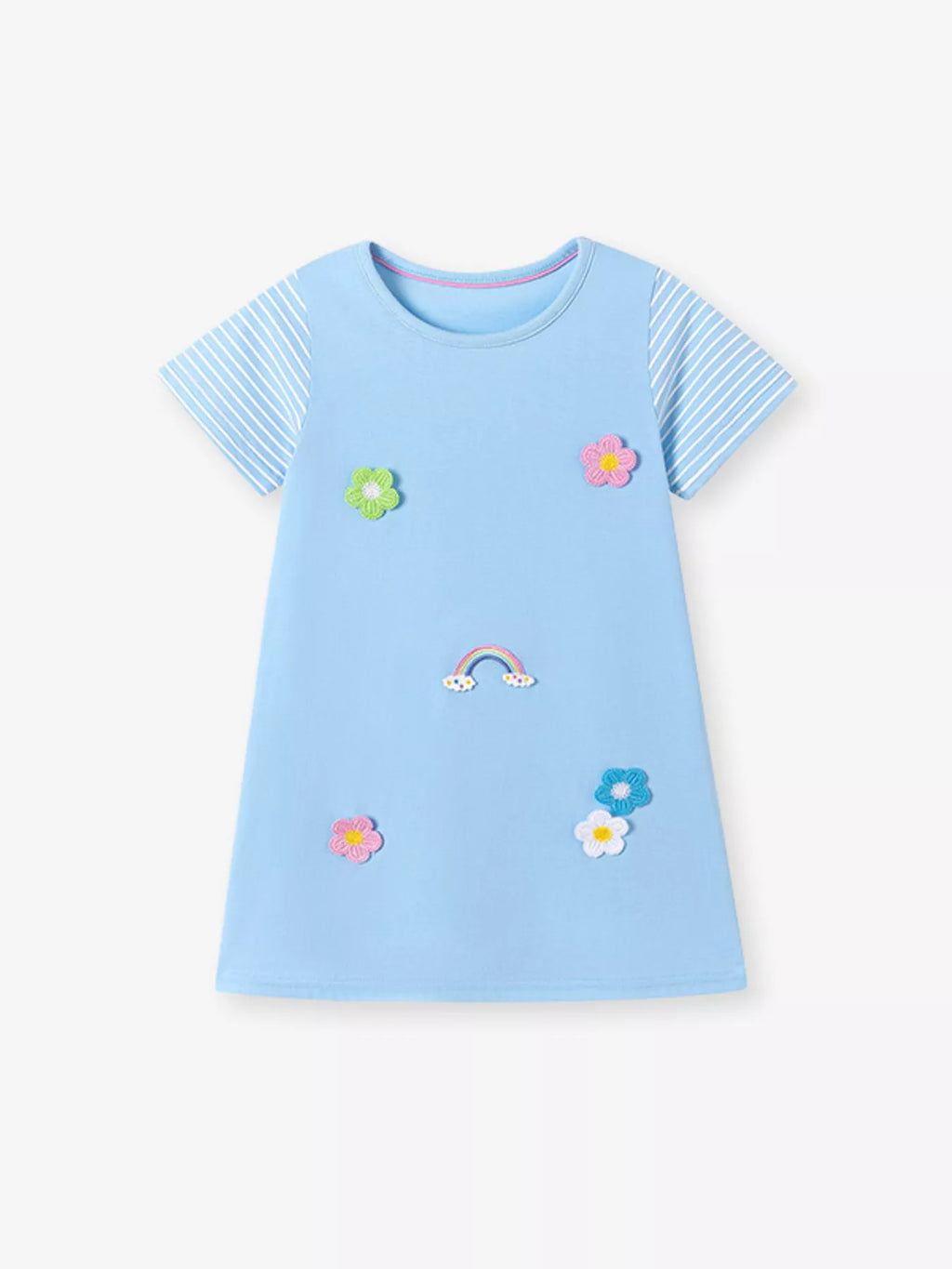 Children's Flower Round Neck Dress