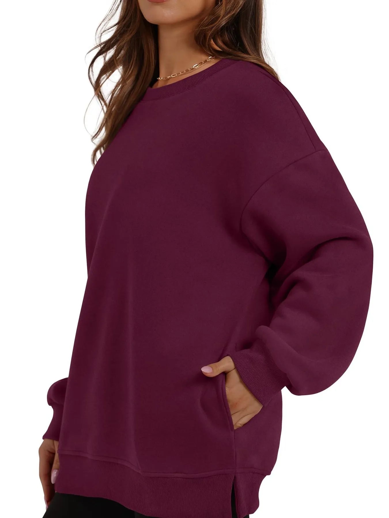 Oversized Long Sleeve Crewneck Sweatshirt