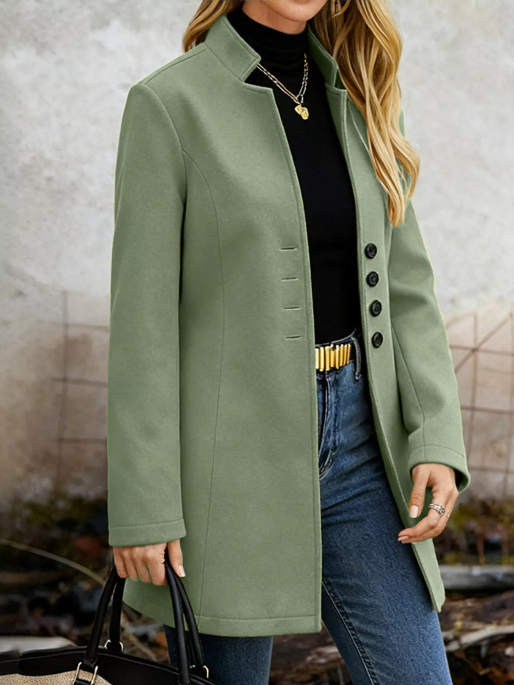 Button-Down Longline Outerwear