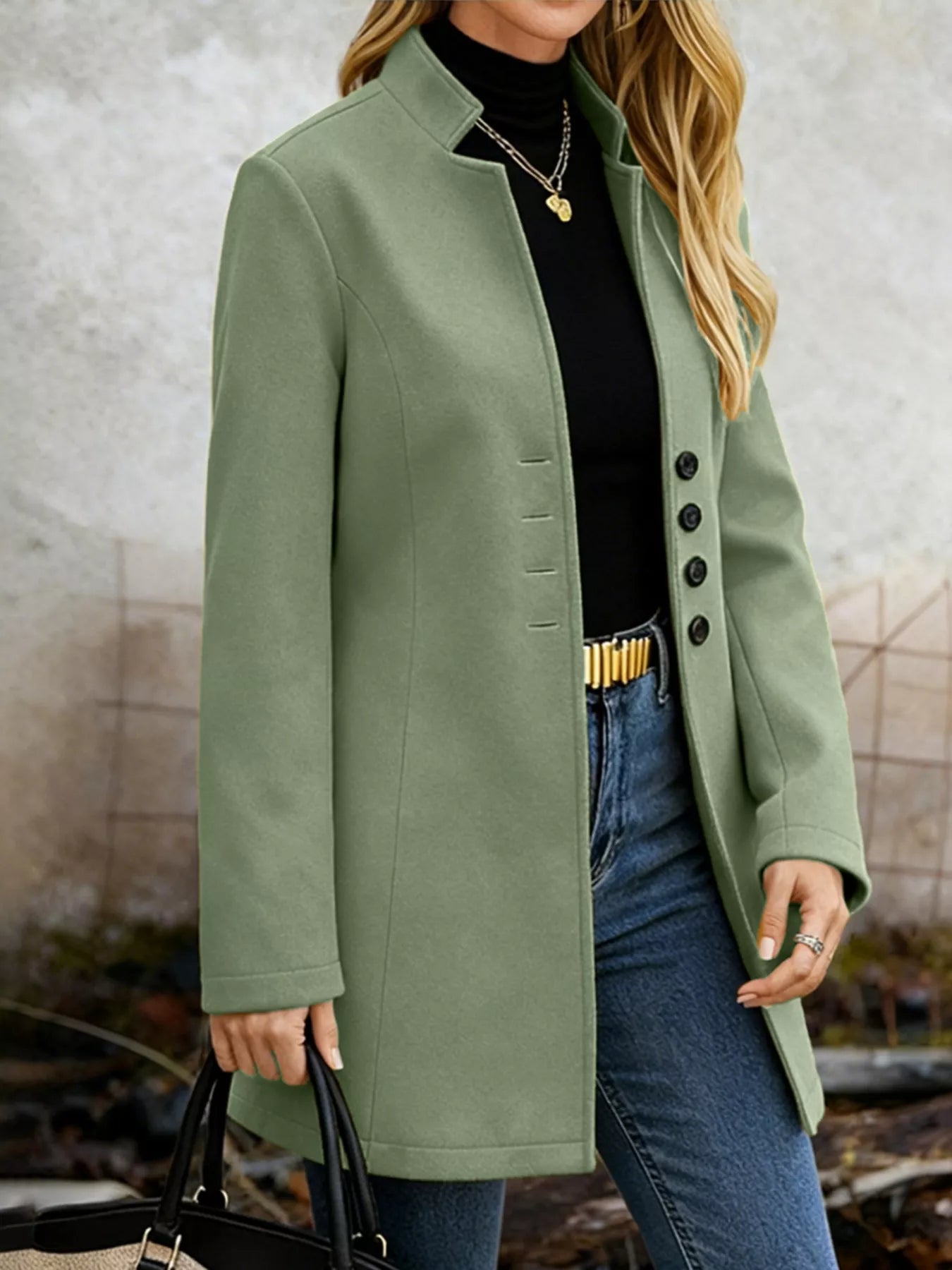 Button-Down Longline Outerwear