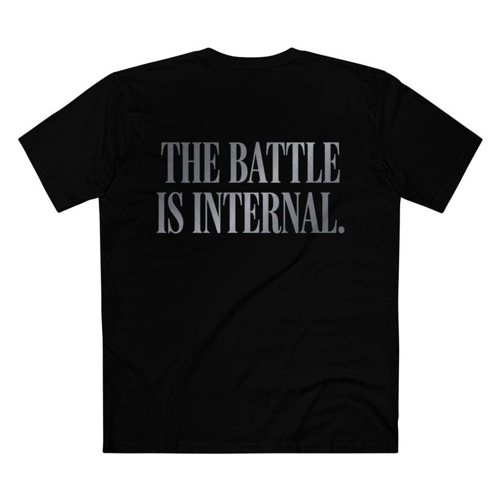 The Battle Is Internal T-Shirt – Premium Black Streetwear Tee | SEEN Collection