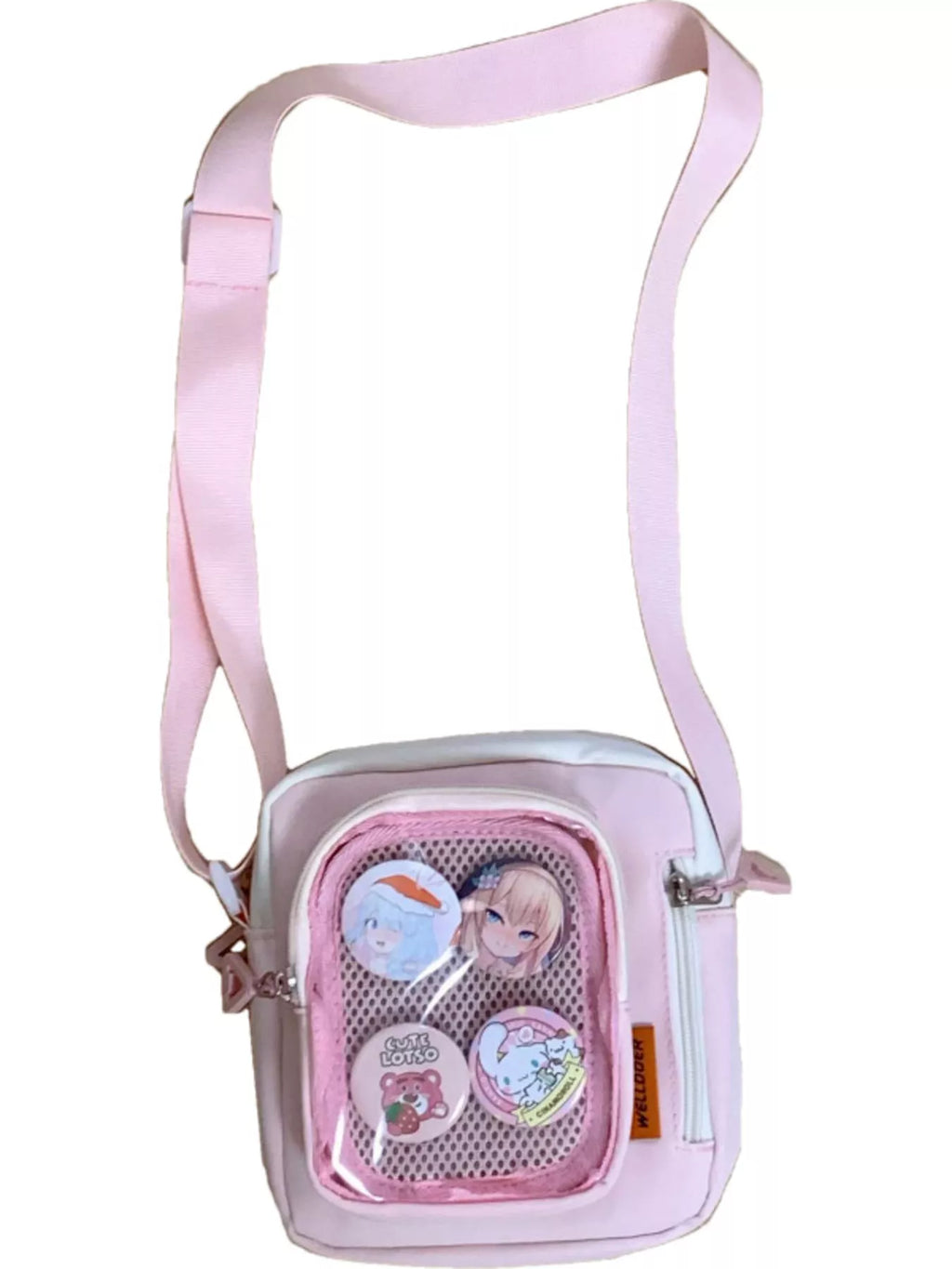 Badge Display Crossbody Bag