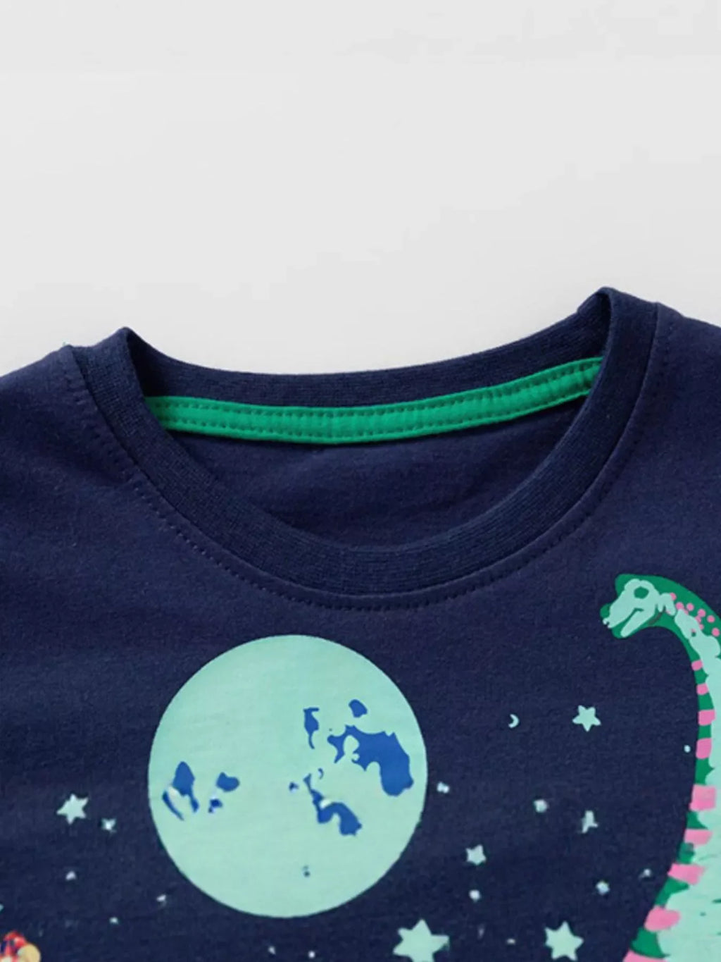 Children's Dinosaur Graphic Crew Neck T-Shirt