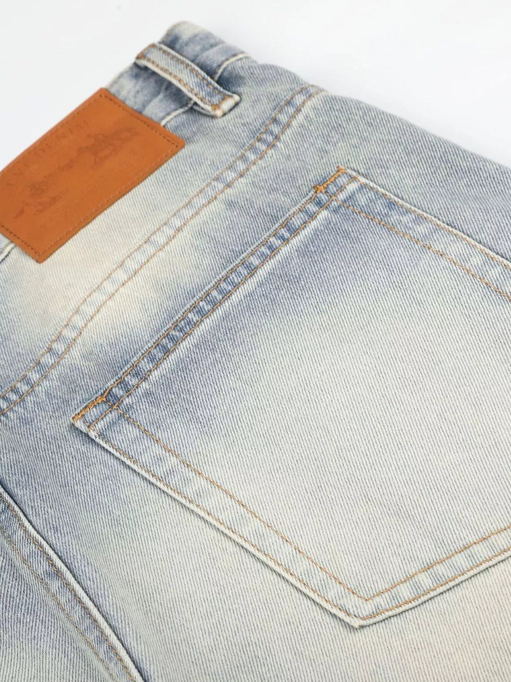 Men's Full Size Vintage Wash Wide Leg Jeans Plus Size