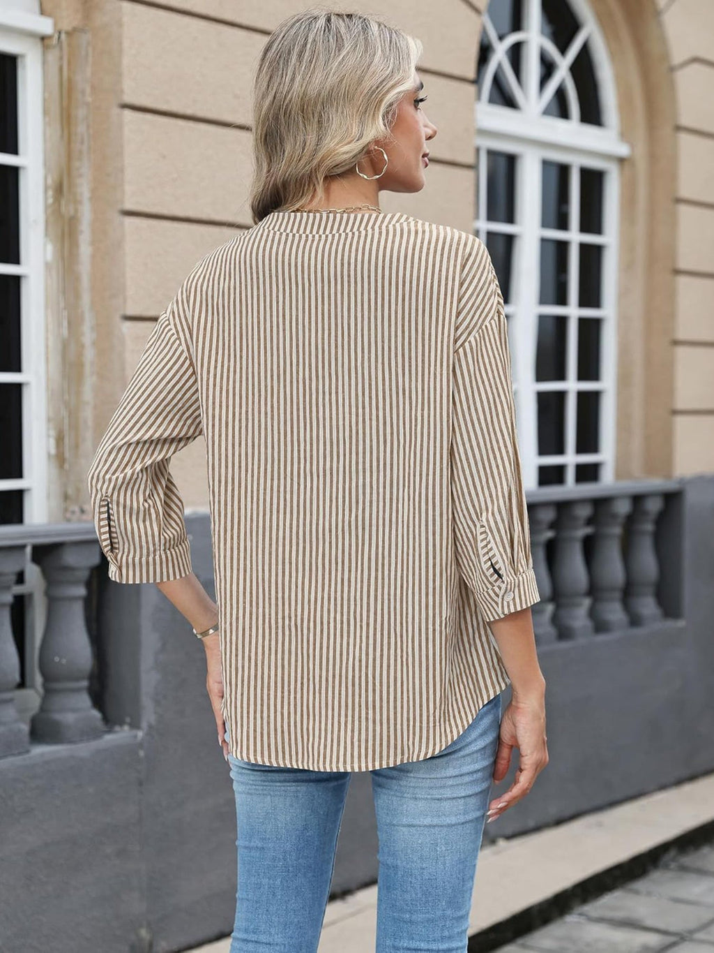 Button-Down Notched Shirt