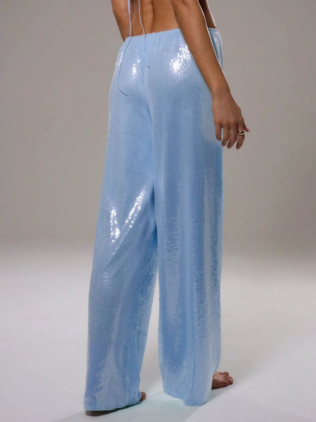 Sequin Wide Leg Pants
