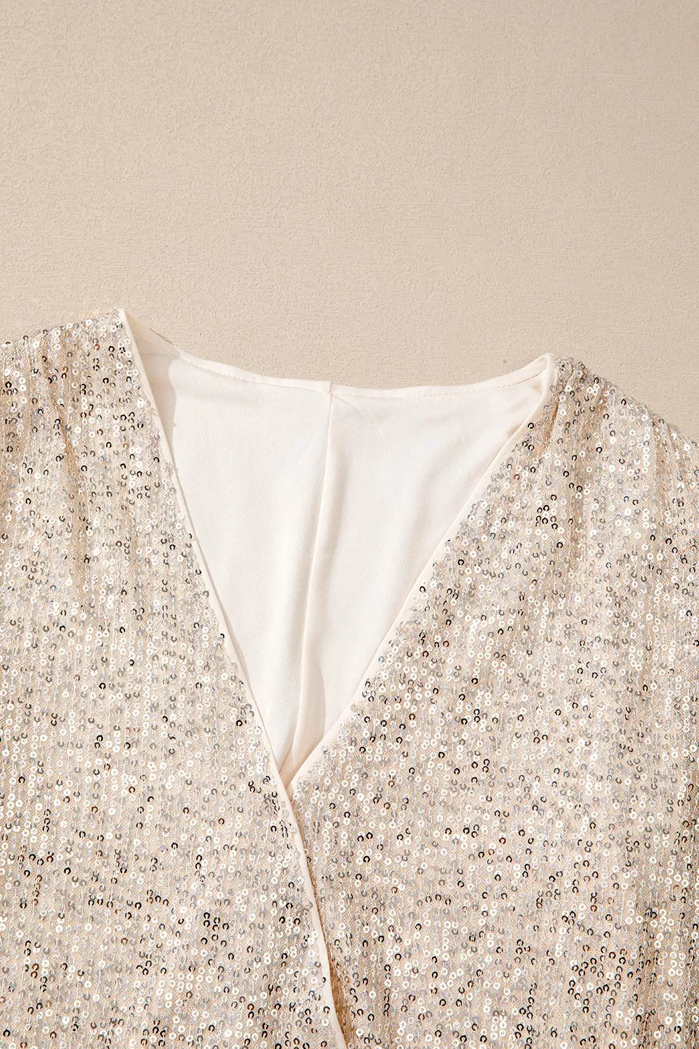 Sparkling Sequin Long Sleeve Bodysuit