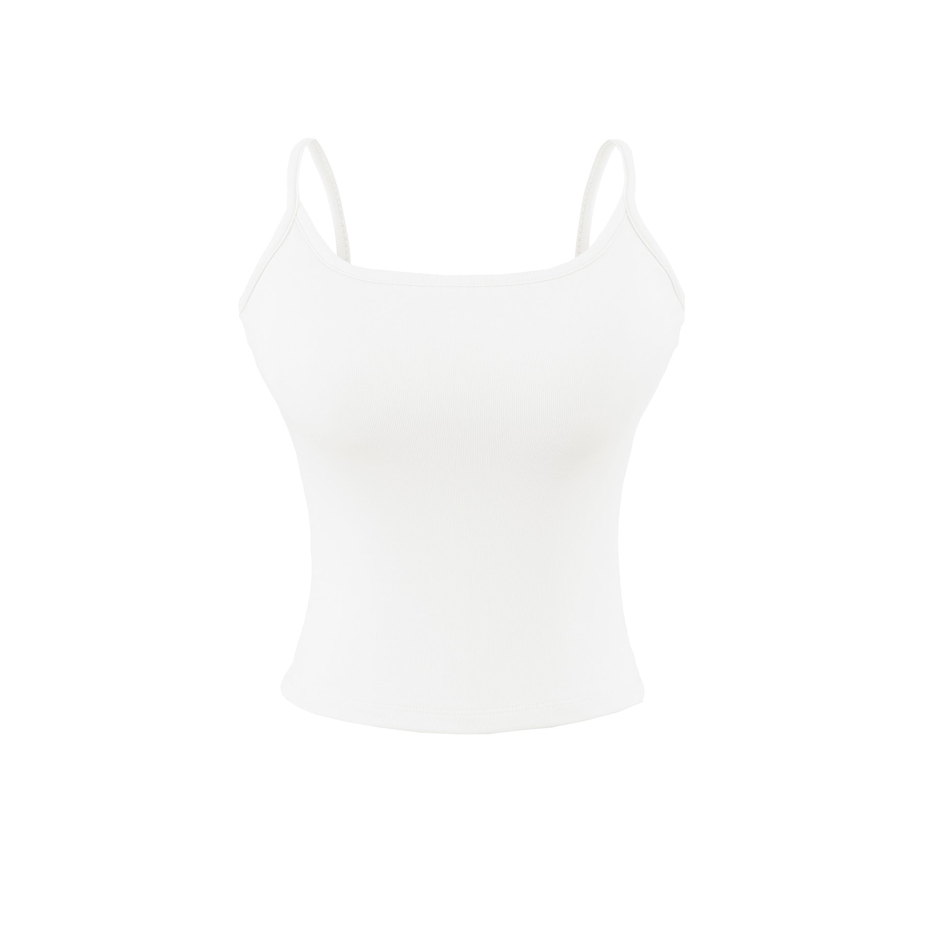 U-neck waist cinching tank top
