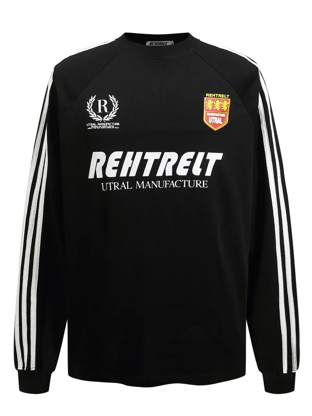 Men's Striped Long Sleeve Graphic T-Shirt