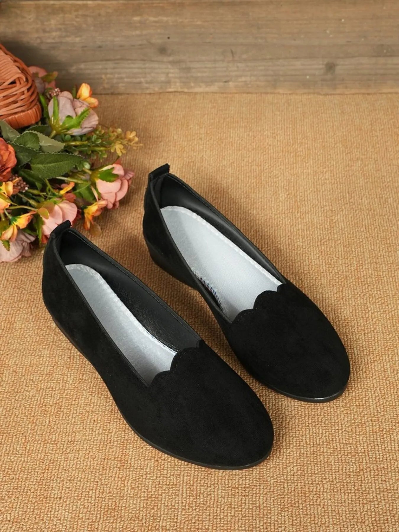 Round Toe Slip-Ons