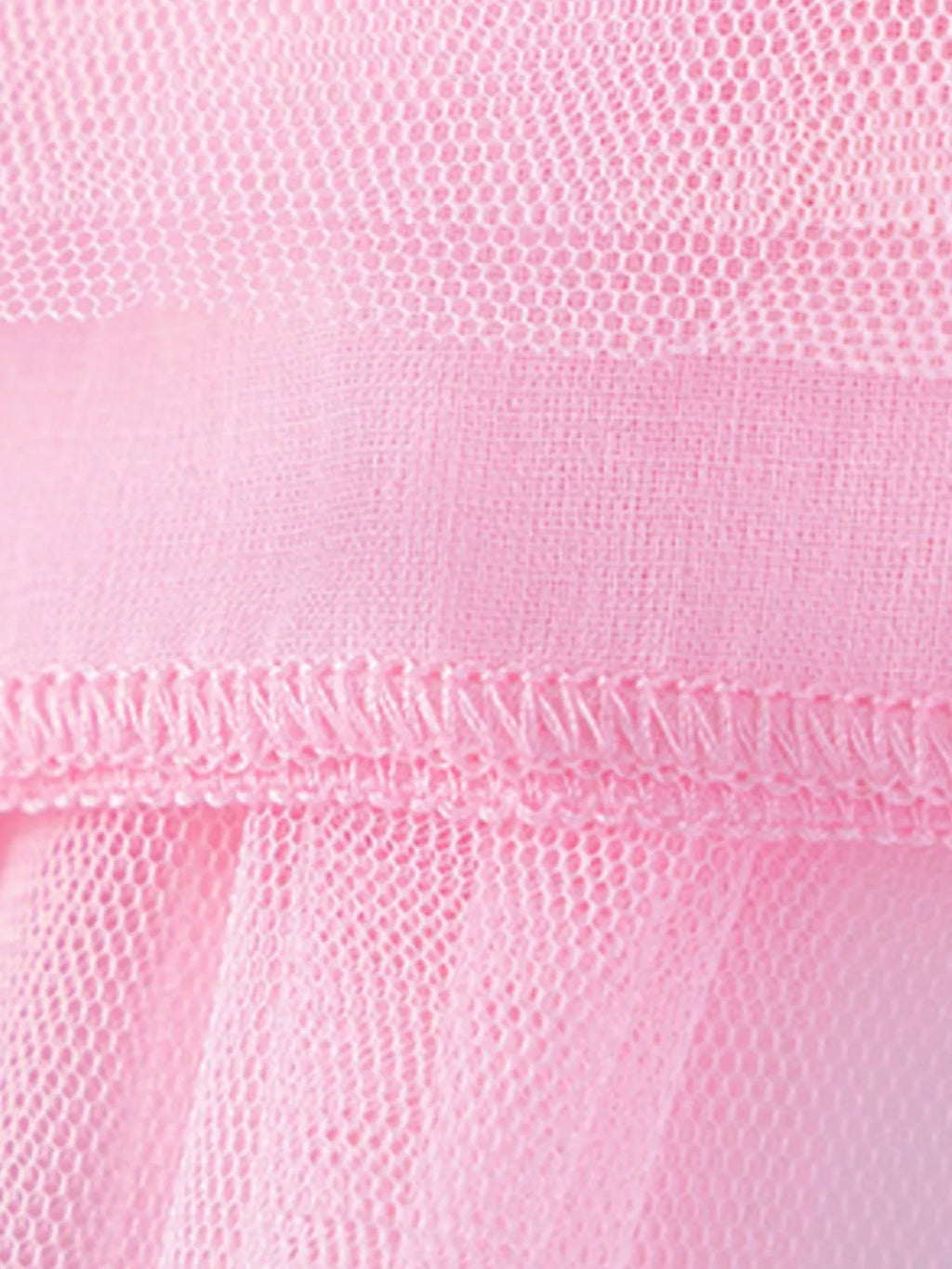 Children's Striped Sleeveless Tulle Dress
