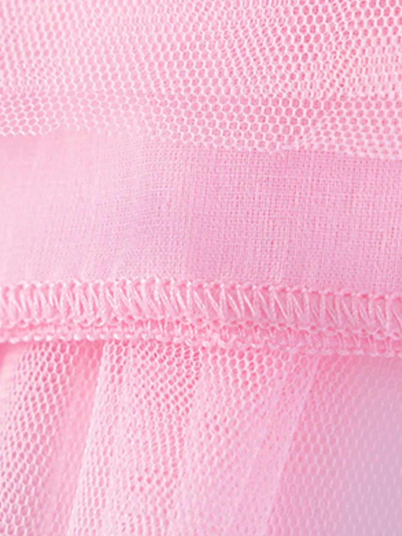 Children's Striped Sleeveless Tulle Dress