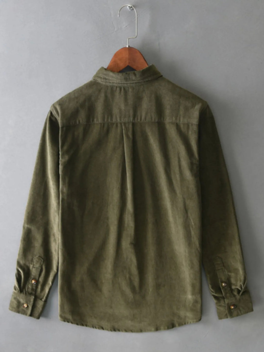 Men's Plus Size Button Up Long Sleeve Shirt