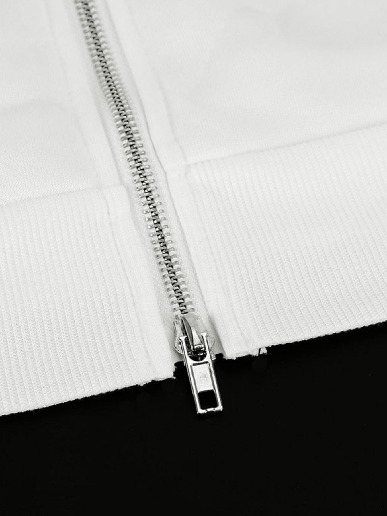 Striped Sleeve Zip-Up Drawstring Hoodie