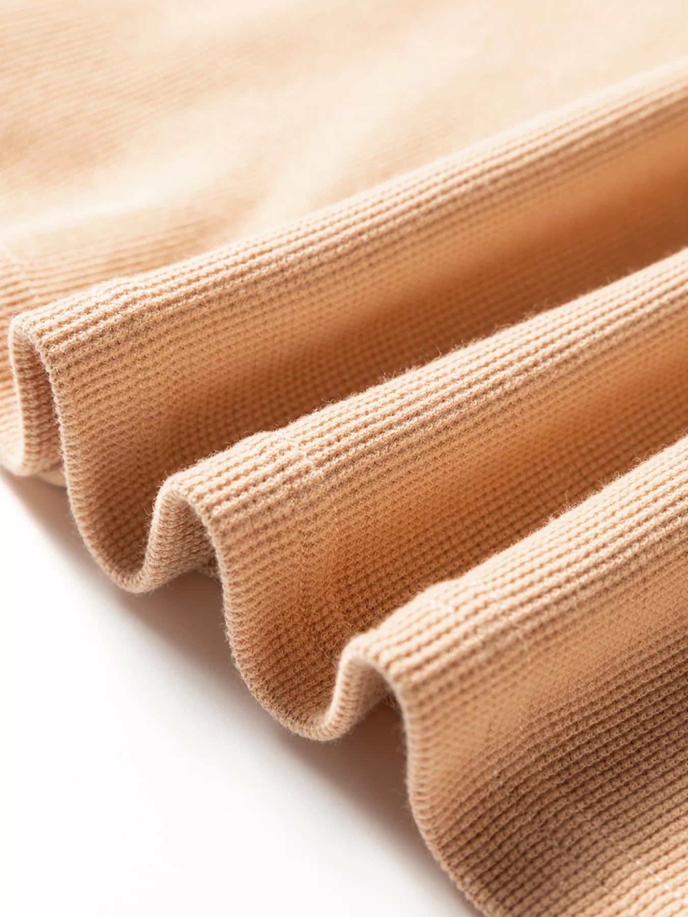 Color Block Thermal Textured Knit Drop Shoulder Henley Top