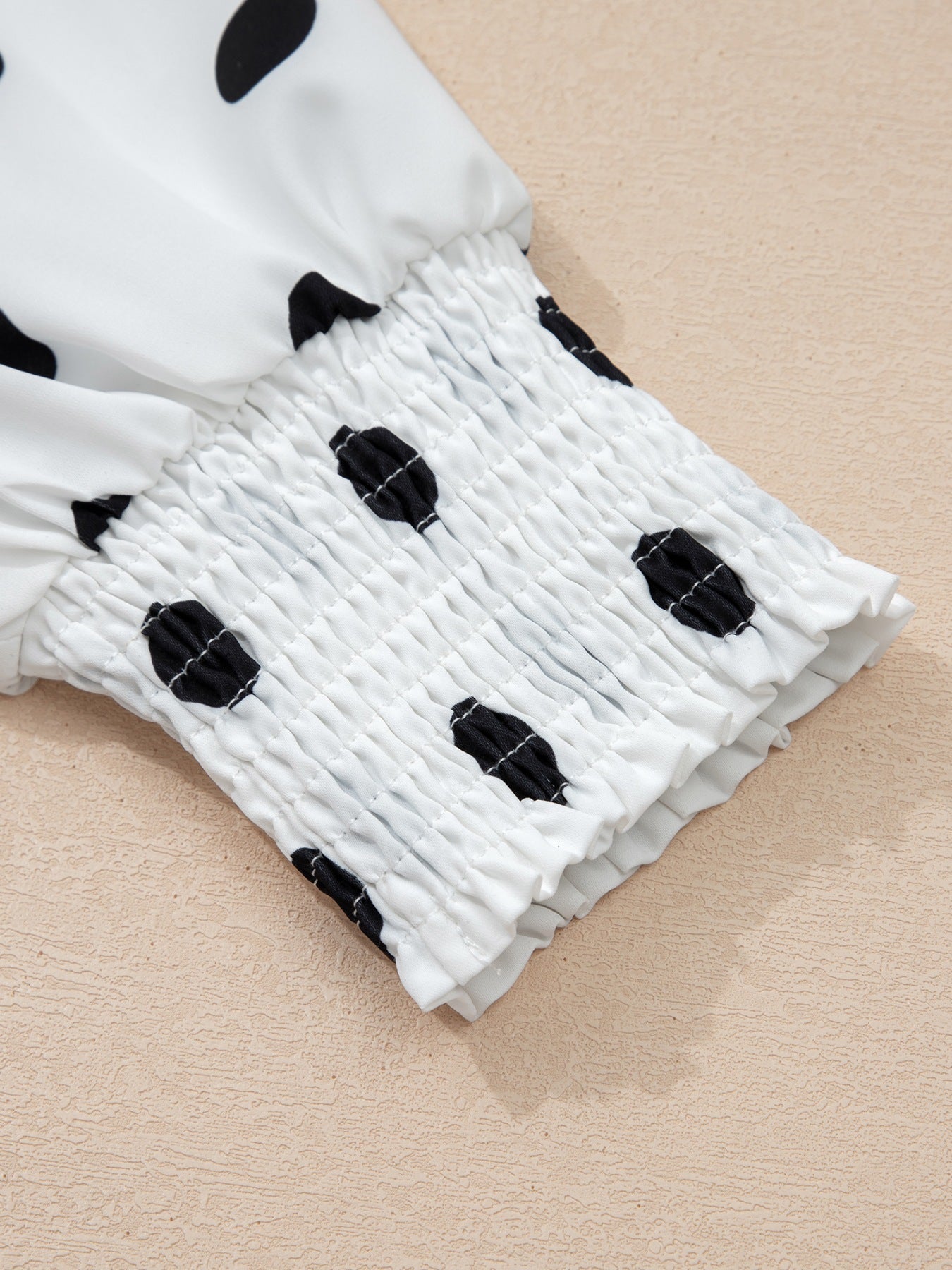 Polka Dot Long Sleeve Blouse