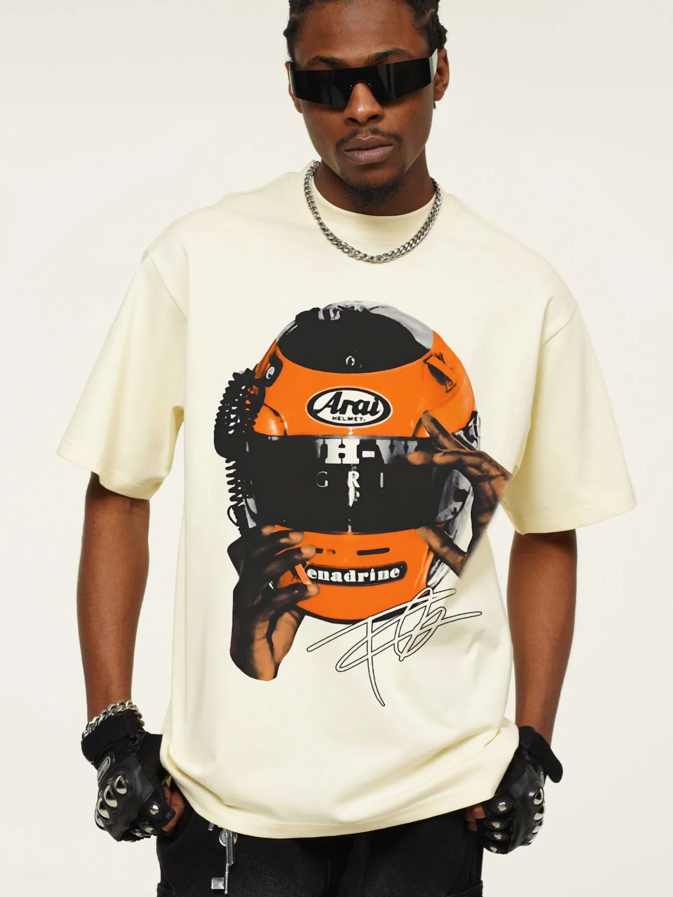 Men's Graphic Round Neck Short Sleeve T-Shirt