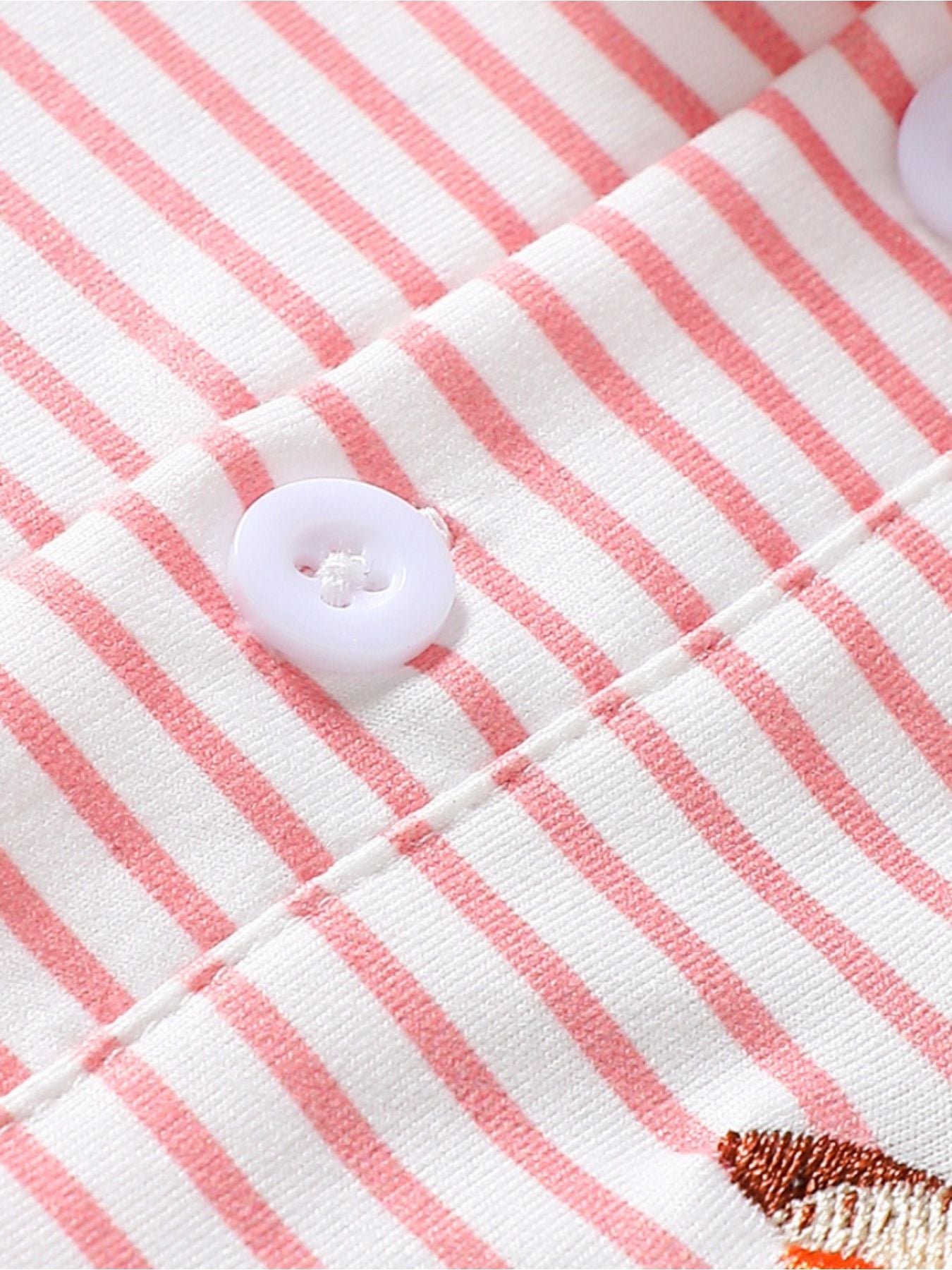 Children's Striped Embroidered Duck Polo