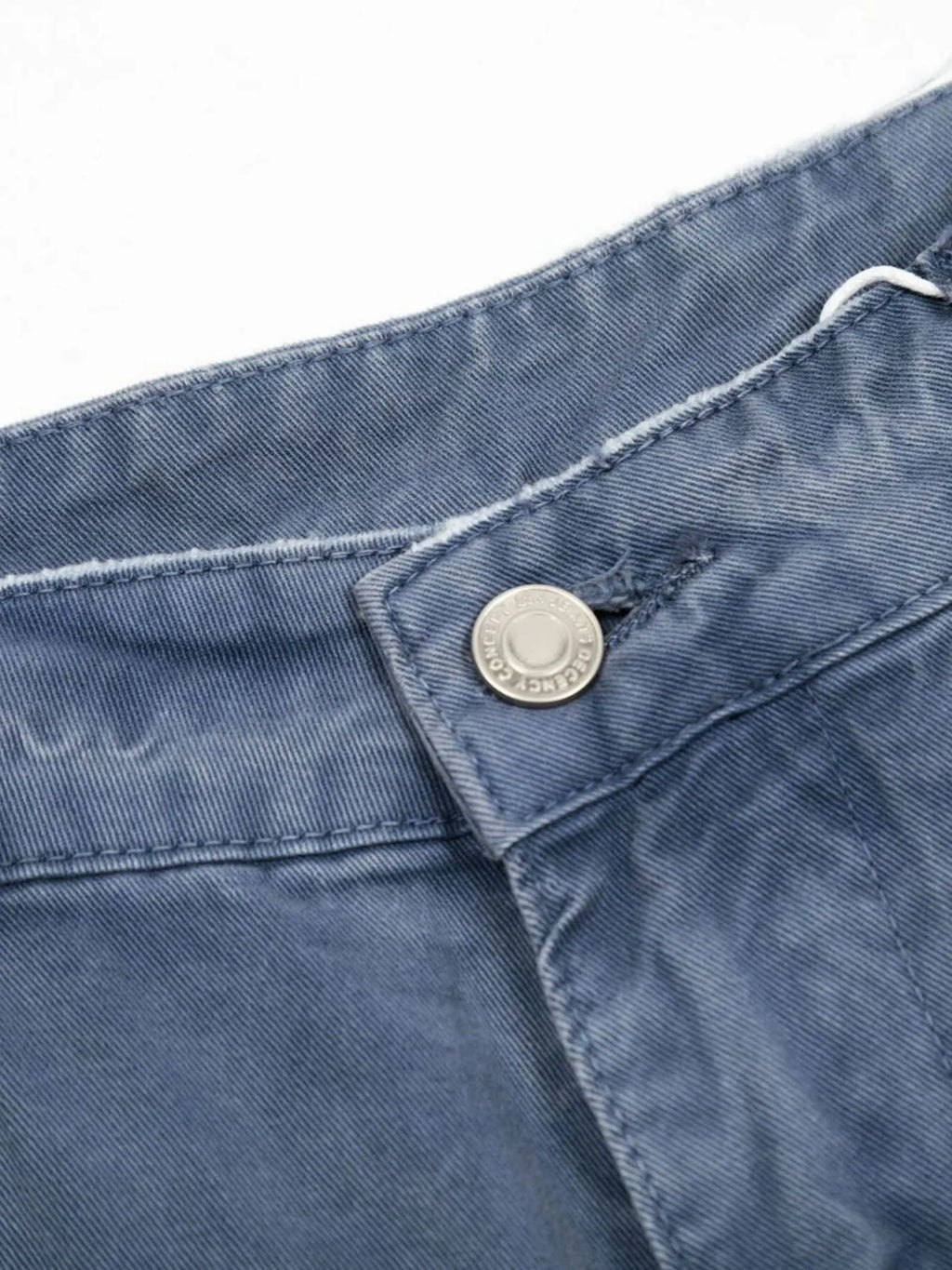 Men's Wide-Leg Cargo Jeans with Side Pockets