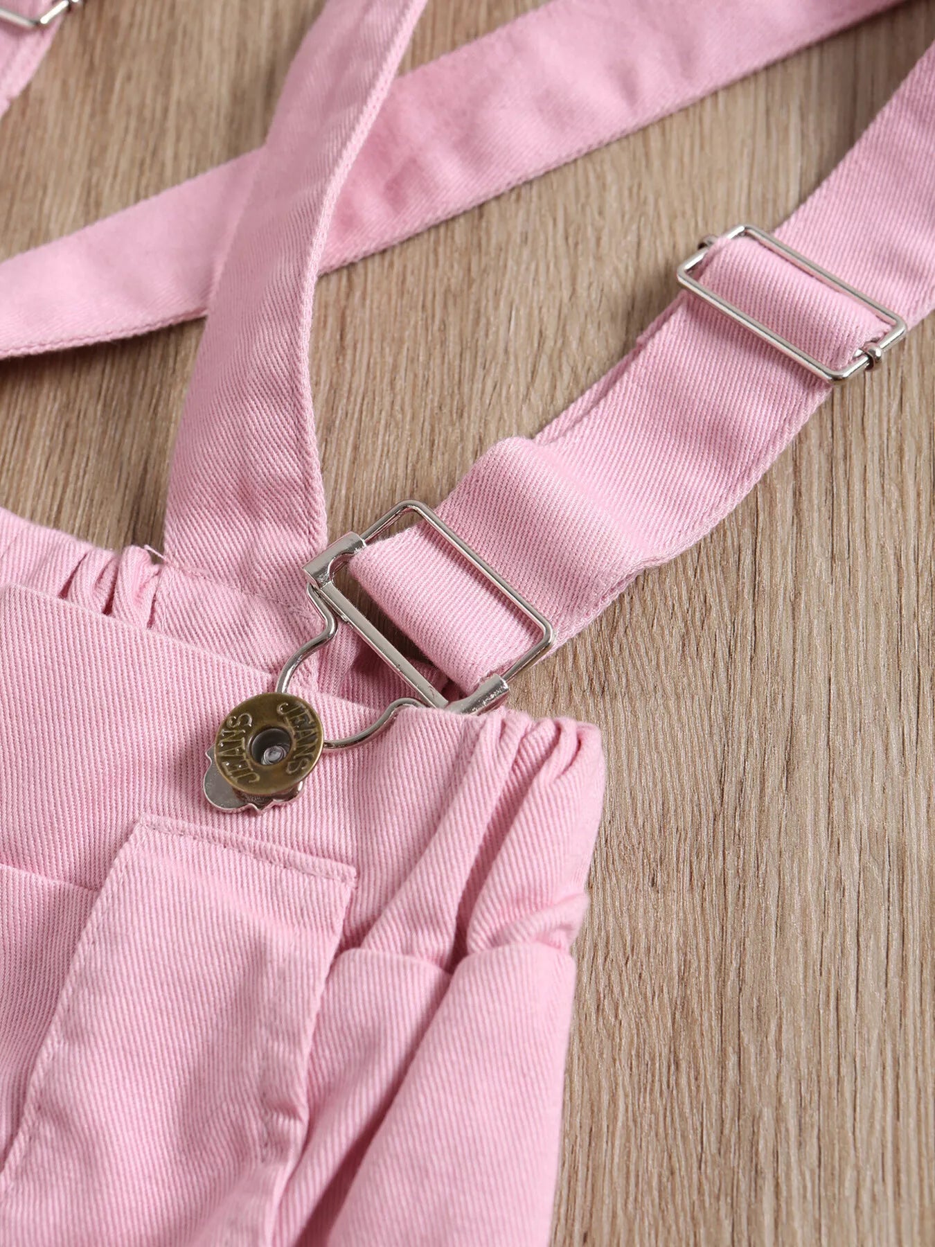 Children's Tank Top & Ripped Overalls Set