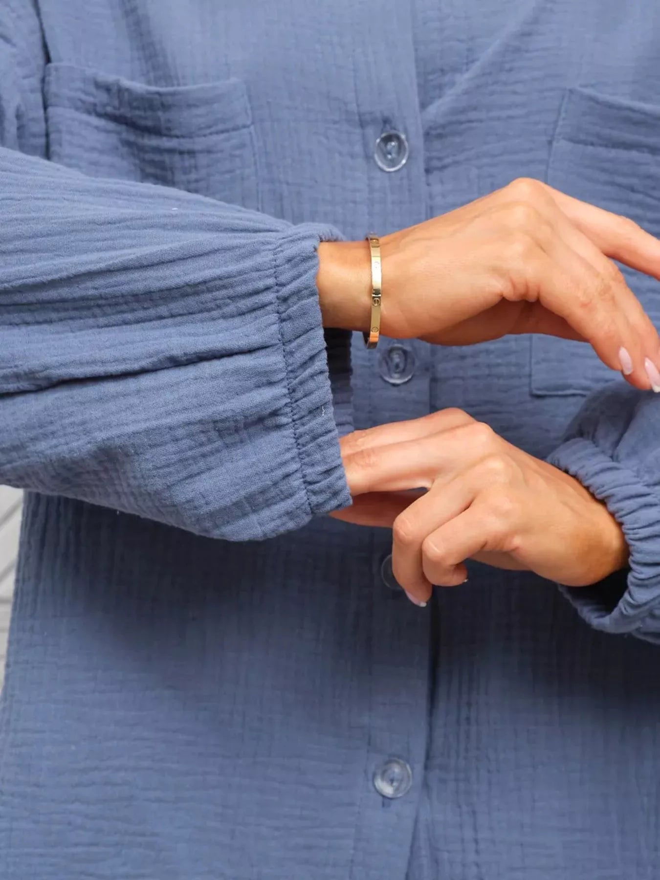 Button-Down Shirt and Shorts Set