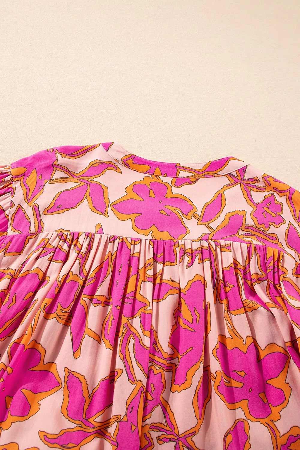 Printed Button Up Shirt