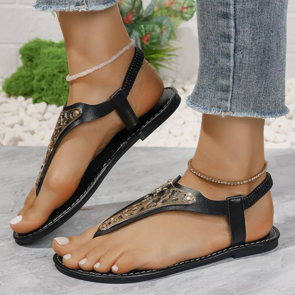 Toe Post Flats Sandals